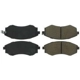 Purchase Top-Quality Front Semi Metallic Pads by CENTRIC PARTS - 102.07000 pa4