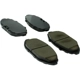 Purchase Top-Quality Front Semi Metallic Pads by CENTRIC PARTS - 102.07480 pa3