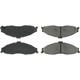 Purchase Top-Quality Front Semi Metallic Pads by CENTRIC PARTS - 102.07490 pa1
