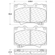 Purchase Top-Quality Front Semi Metallic Pads by CENTRIC PARTS - 102.07720 pa5