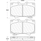 Purchase Top-Quality Front Semi Metallic Pads by CENTRIC PARTS - 102.07720 pa7