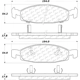 Purchase Top-Quality Front Semi Metallic Pads by CENTRIC PARTS - 102.07900 pa6