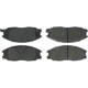 Purchase Top-Quality CENTRIC PARTS - 102.08640 - C-Tek Semi-Metallic Front Brake Pads with Shims pa2