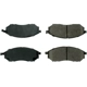 Purchase Top-Quality Front Semi Metallic Pads by CENTRIC PARTS - 102.08880 pa2