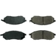 Purchase Top-Quality Front Semi Metallic Pads by CENTRIC PARTS - 102.08880 pa8