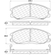 Purchase Top-Quality Front Semi Metallic Pads by CENTRIC PARTS - 102.09030 pa4