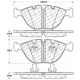 Purchase Top-Quality Front Semi Metallic Pads by CENTRIC PARTS - 102.09200 pa1