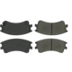 Purchase Top-Quality Front Semi Metallic Pads by CENTRIC PARTS - 102.09570 pa2