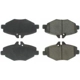 Purchase Top-Quality Front Semi Metallic Pads by CENTRIC PARTS - 102.09870 pa8