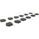 Purchase Top-Quality Front Semi Metallic Pads by CENTRIC PARTS - 102.11850 pa5
