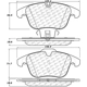 Purchase Top-Quality Front Semi Metallic Pads by CENTRIC PARTS - 102.12410 pa4