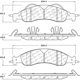 Purchase Top-Quality Plaquettes avant semi-métallique by CENTRIC PARTS - 102.12780 pa1