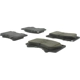 Purchase Top-Quality Front Semi Metallic Pads by CENTRIC PARTS - 102.13030 pa1