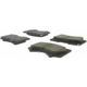 Purchase Top-Quality Front Semi Metallic Pads by CENTRIC PARTS - 102.13030 pa6