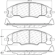 Purchase Top-Quality Front Semi Metallic Pads by CENTRIC PARTS - 102.13390 pa11