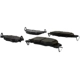 Purchase Top-Quality Front Semi Metallic Pads by CENTRIC PARTS - 102.13390 pa4