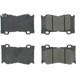 Purchase Top-Quality Front Semi Metallic Pads by CENTRIC PARTS - 102.13460 pa4