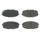 Purchase Top-Quality Front Semi Metallic Pads by CENTRIC PARTS - 102.13970 pa1