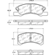 Purchase Top-Quality Plaquettes avant semi-m�tallique by CENTRIC PARTS - 102.17310 pa1