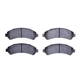 Purchase Top-Quality Front Semi Metallic Pads by DYNAMIC FRICTION COMPANY - 1214-0726-00 pa6