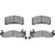 Purchase Top-Quality Front Semi Metallic Pads by DYNAMIC FRICTION COMPANY - 1551-0310-00 pa8