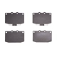 Purchase Top-Quality Front Semi Metallic Pads by DYNAMIC FRICTION COMPANY - 1551-0331-00 pa9