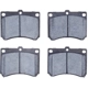Purchase Top-Quality Front Semi Metallic Pads by DYNAMIC FRICTION COMPANY - 1551-0473-00 pa8