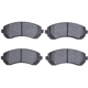 Purchase Top-Quality Front Semi Metallic Pads by DYNAMIC FRICTION COMPANY - 1551-0844-00 pa9