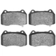 Purchase Top-Quality DYNAMIC FRICTION COMPANY - 1551-0960-10 - Front Disc Brake Pads pa1