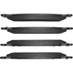 Purchase Top-Quality Front Semi Metallic Pads by DYNAMIC FRICTION COMPANY - 1551-0965-00 pa16
