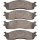 Purchase Top-Quality Front Semi Metallic Pads by DYNAMIC FRICTION COMPANY - 1551-0965-00 pa17