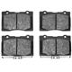 Purchase Top-Quality DYNAMIC FRICTION COMPANY - 1551-1091-00 - Front Disc Brake Pads pa1