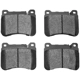 Purchase Top-Quality DYNAMIC FRICTION COMPANY - 1551-1121-00 - Front Disc Brake Pads pa1