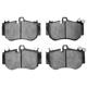 Purchase Top-Quality DYNAMIC FRICTION COMPANY - 1551-1130-00 - Front Disc Brake Pads pa1