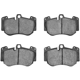 Purchase Top-Quality DYNAMIC FRICTION COMPANY - 1551-1130-10 - Front Disc Brake Pads pa1