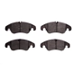 Purchase Top-Quality DYNAMIC FRICTION COMPANY - 1551-1322-00 - Front Disc Brake Pads pa1