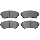 Purchase Top-Quality DYNAMIC FRICTION COMPANY - 1551-1331-00 - Front Disc Brake Pads pa1