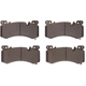 Purchase Top-Quality DYNAMIC FRICTION COMPANY - 1551-2407-00 - Front Disc Brake Pads pa1