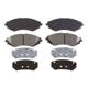 Purchase Top-Quality DYNAMIC FRICTION COMPANY - 1551-2407-01 - Front Disc Brake Pads pa1