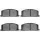 Purchase Top-Quality Front Semi Metallic Pads by DYNAMIC FRICTION COMPANY - 1552-0242-00 pa8