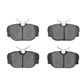 Purchase Top-Quality DYNAMIC FRICTION COMPANY - 1552-0493-00 - Front Disc Brake Pads pa1