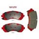 Purchase Top-Quality Front Semi Metallic Pads by EUROROTOR - F1D844H pa1