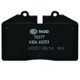 Purchase Top-Quality HELLA PAGID - 355006351 - Front Semi Metallic Pads pa3