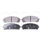 Purchase Top-Quality Front Semi Metallic Pads by HELLA PAGID - 355015461 pa1