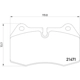 Purchase Top-Quality Front Semi Metallic Pads by HELLA PAGID - 355018211 pa3