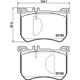 Purchase Top-Quality HELLA PAGID - 355020491 - Front Semi Metallic Pads pa4