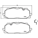 Purchase Top-Quality HELLA PAGID - 355021641 - Front Semi Metallic Pads pa1