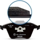 Purchase Top-Quality Front Semi Metallic Pads by HELLA PAGID - 355035581 pa1
