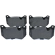 Purchase Top-Quality Front Semi Metallic Pads by HELLA PAGID - 355039511 pa3