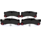 Purchase Top-Quality Front Semi Metallic Pads by HELLA PAGID - 355042941 pa1
